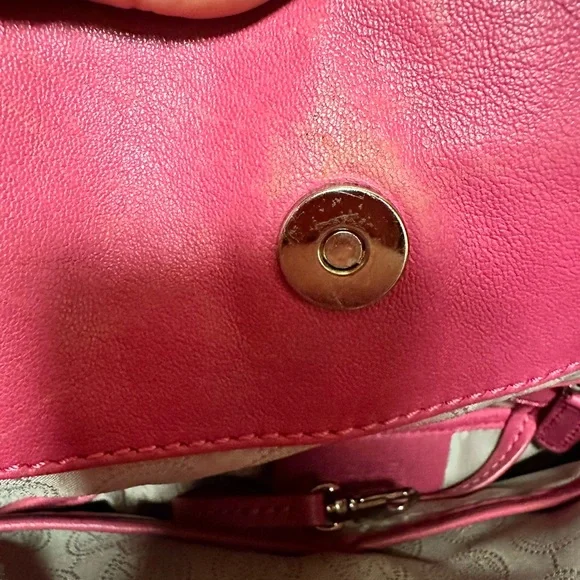 Michael Kors Quilted Hamilton Tote Top Handle Shoulder Chain Strap & Lock - Picture 9 of 13